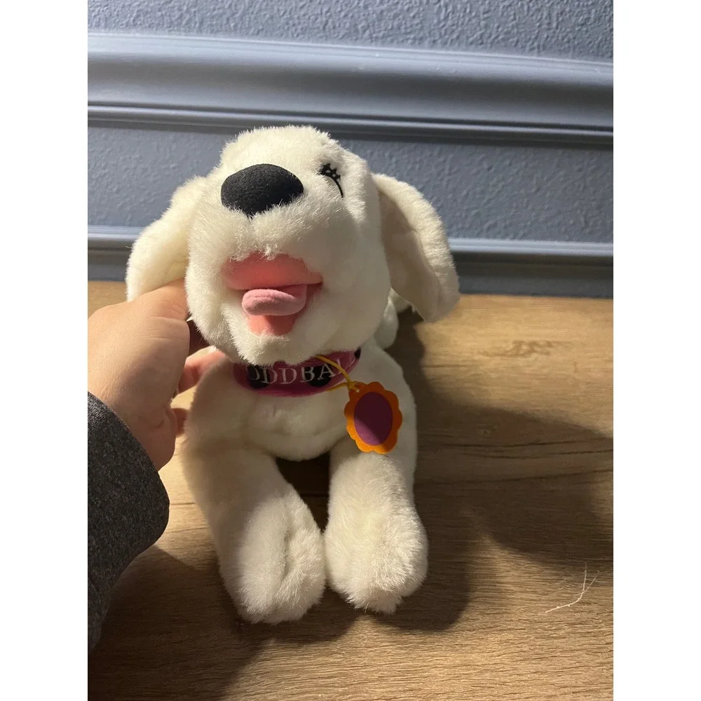 Disney Oddball‎ Plush Dog Stuffed Animal Pink Collar